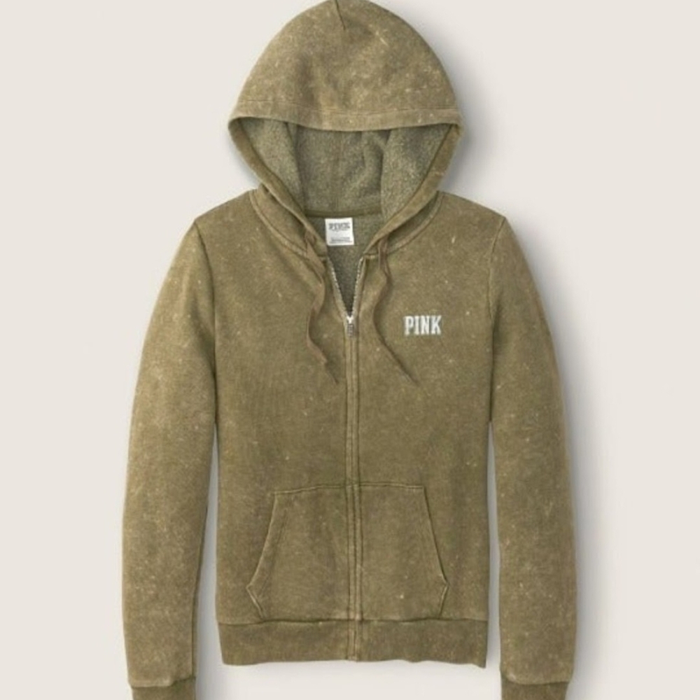 PINK Victoria's Secret Olive Hoodie